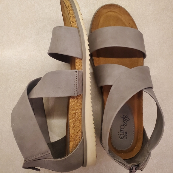 Euro Soft by Sofft Landry Ii grey sandal size 9 - Picture 3 of 4